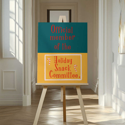 Holiday snack committee Canvas Print Wall Art 1X3347729 - ART FEVER - Art Fever