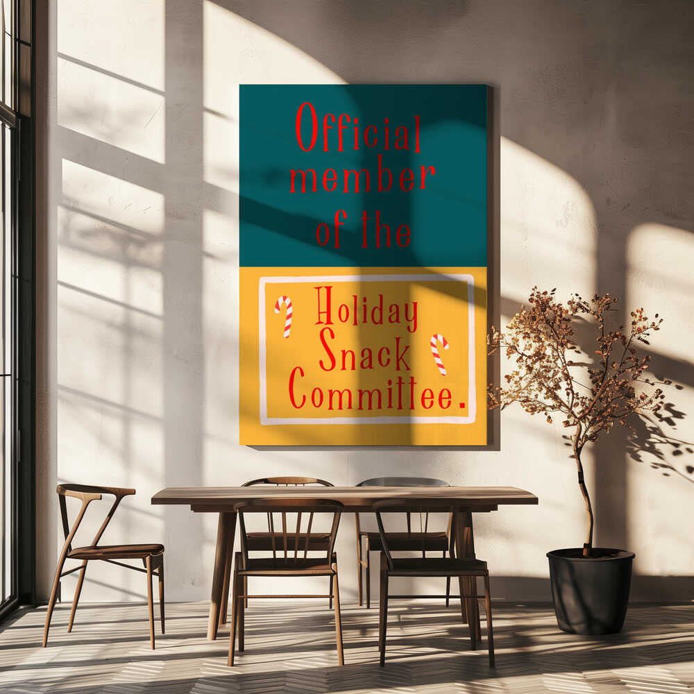 Holiday snack committee Canvas Print Wall Art 1X3347729 - ART FEVER - Art Fever