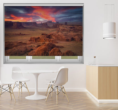 Hunts Mesa Monument Valley Printed Picture Photo Roller Blind - 1X1808969 - Art Fever - Art Fever