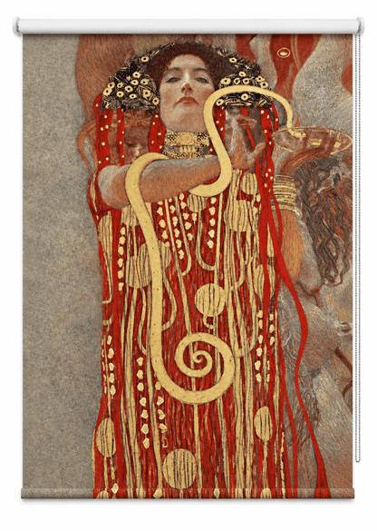 Hygieia (1907) by Gustav Klimt Printed Picture Roller Blind - RB1499 - Art Fever - Art Fever