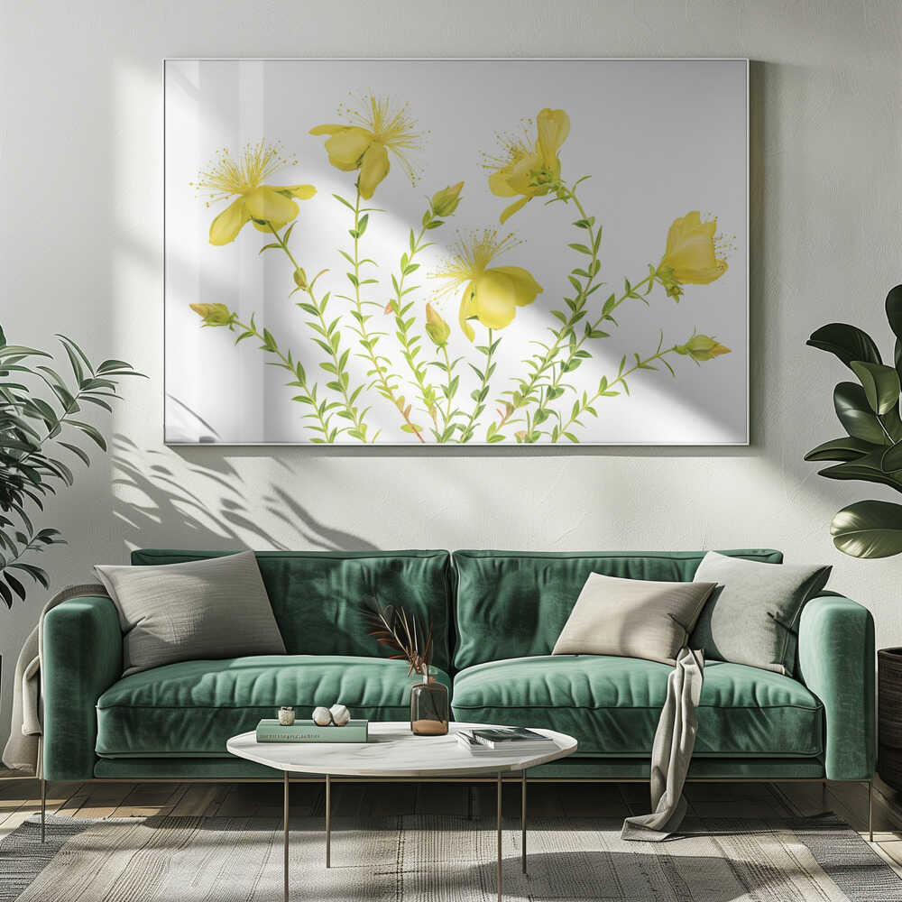 Hypericum Canvas Print Wall Art 1X1879754 - ART FEVER - Art Fever