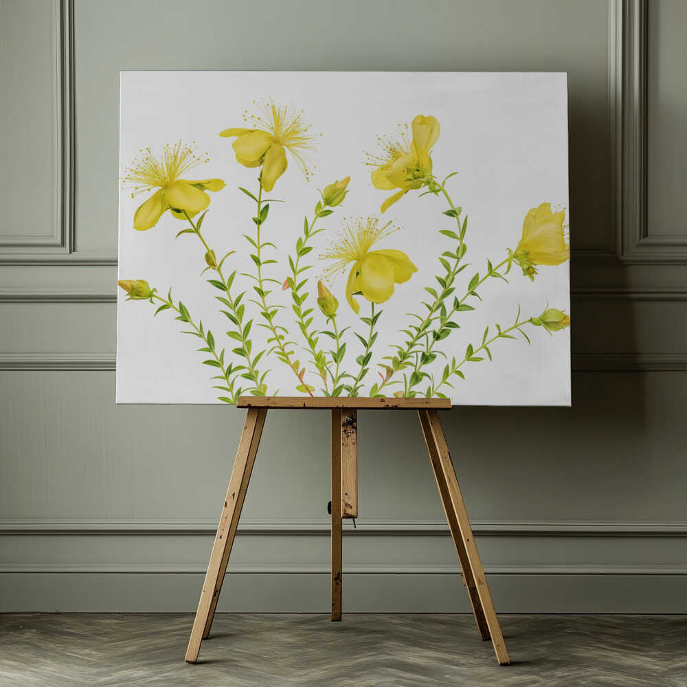 Hypericum Canvas Print Wall Art 1X1879754 - ART FEVER - Art Fever