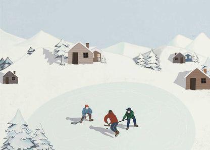 Ice Hockey Canvas Print Wall Art 1X2927935 - ART FEVER - Art Fever