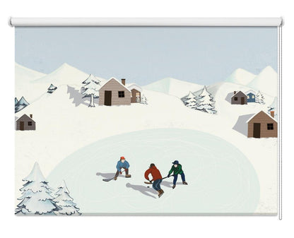 Ice Hockey Printed Picture Photo Roller Blind - 1X2927935 - Art Fever - Art Fever