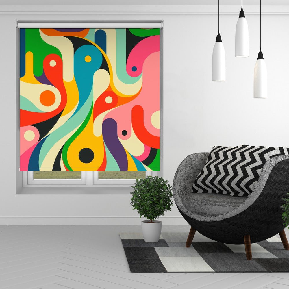 Insomniac Printed Picture Photo Roller Blind - 1X2799987 - Art Fever - Art Fever