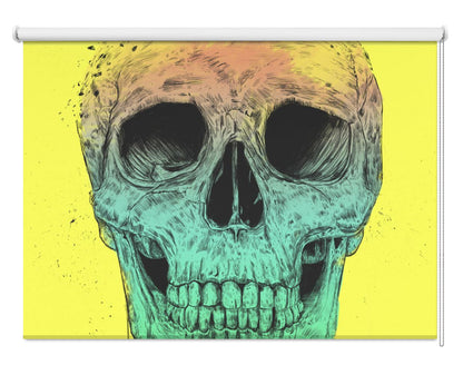 Pop Art Skull Printed Picture Photo Roller Blind - 1X2431414