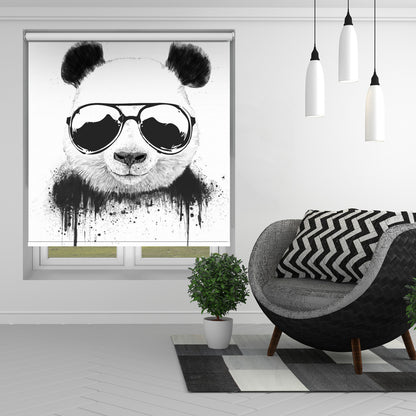 Stay Cool Panda Printed Picture Photo Roller Blind - 1X2431431