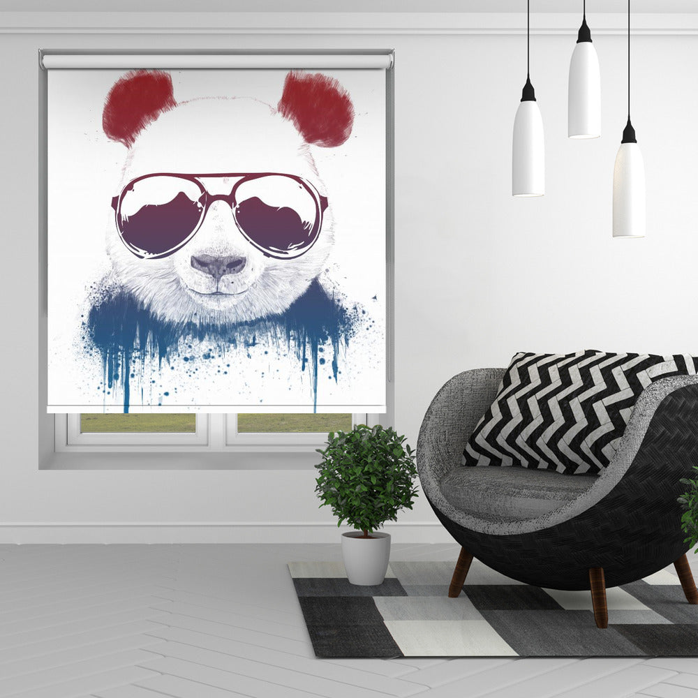 Stay Cool Panda II Printed Picture Photo Roller Blind - 1X2431433