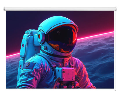 Into the Galaxy Neon Digital Art Printed Picture Photo Roller Blind - RB1356 - Art Fever - Art Fever