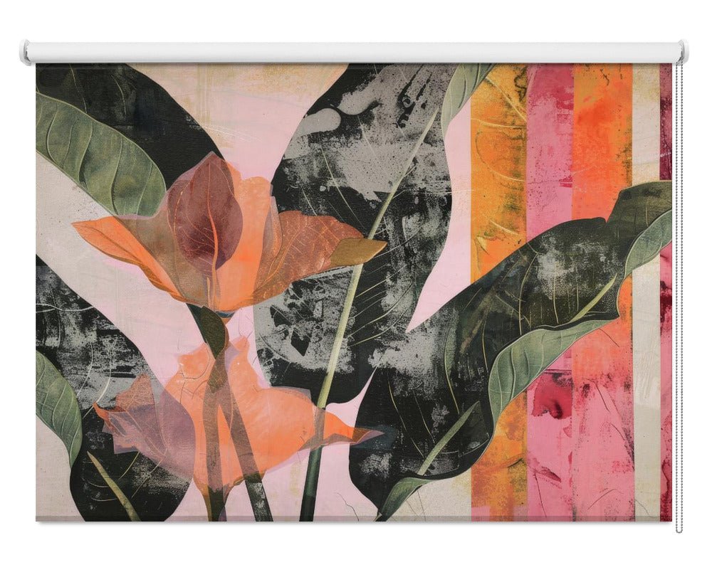 Into the Jungle Floral Design Printed Picture Photo Roller Blind - 1X2714128 - Art Fever - Art Fever