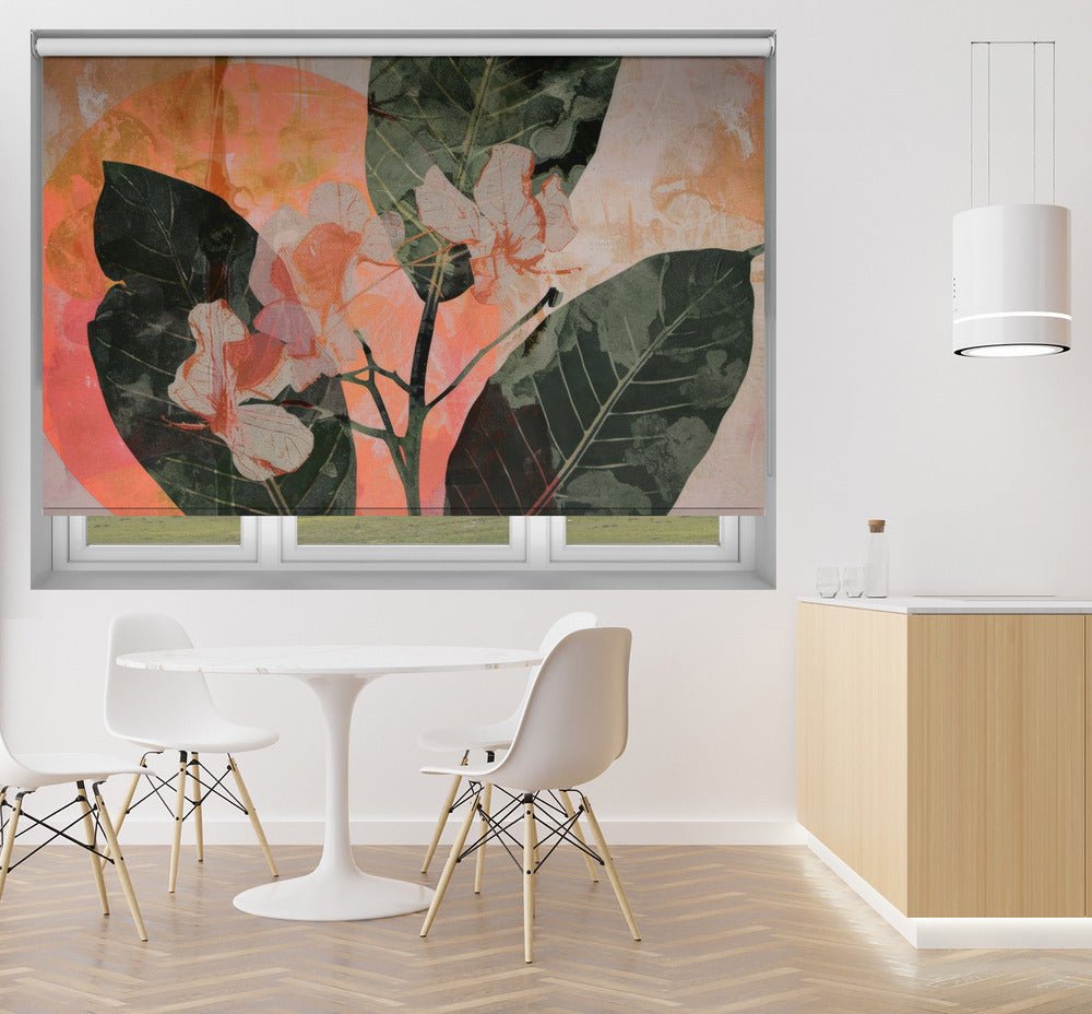 Into the Jungle Floral Pattern Printed Picture Photo Roller Blind - 1X2714204 - Art Fever - Art Fever