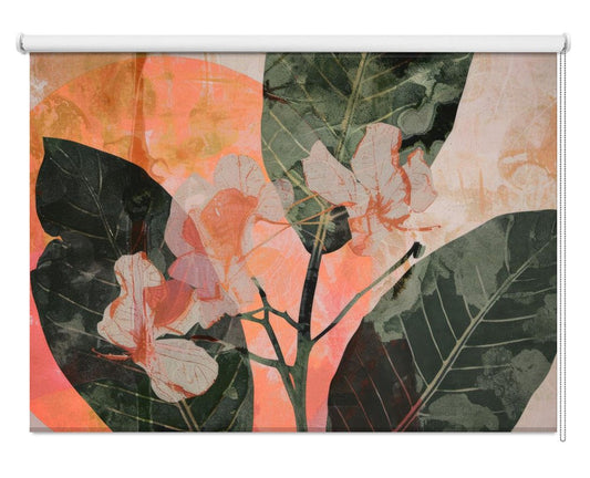 Into the Jungle Floral Pattern Printed Picture Photo Roller Blind - 1X2714204 - Art Fever - Art Fever