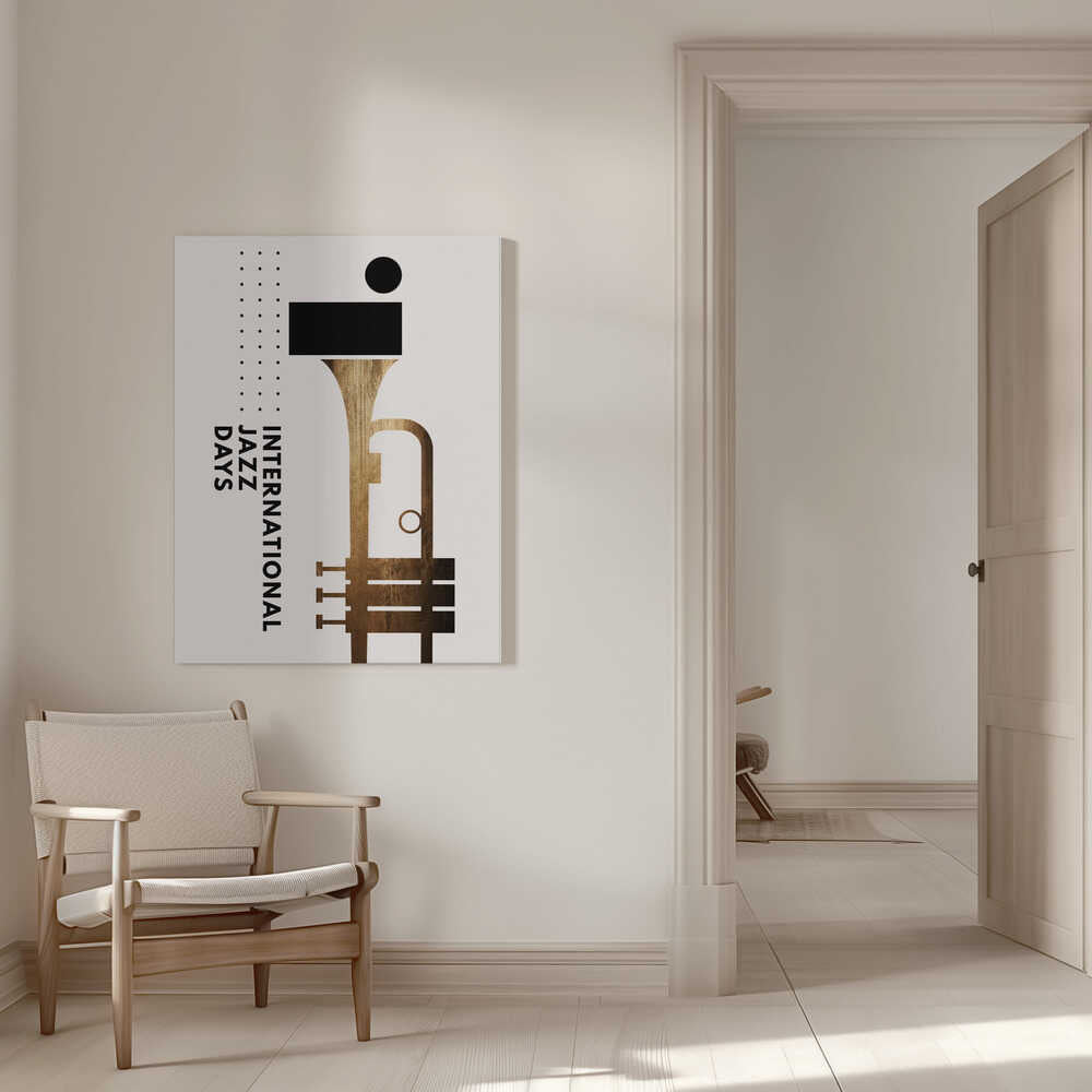 Jazzy Days 1 Canvas Print Wall Art 1X2512514 - ART FEVER - Art Fever