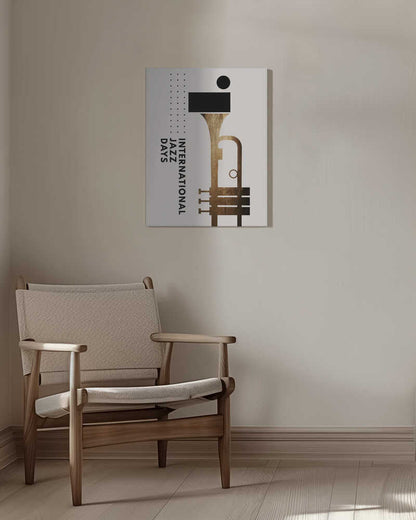 Jazzy Days 1 Canvas Print Wall Art 1X2512514 - ART FEVER - Art Fever