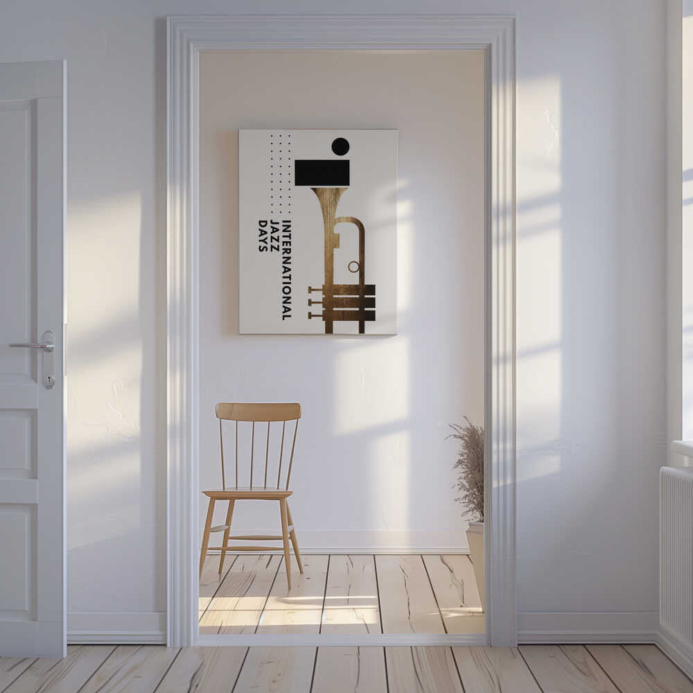 Jazzy Days 1 Canvas Print Wall Art 1X2512514 - ART FEVER - Art Fever