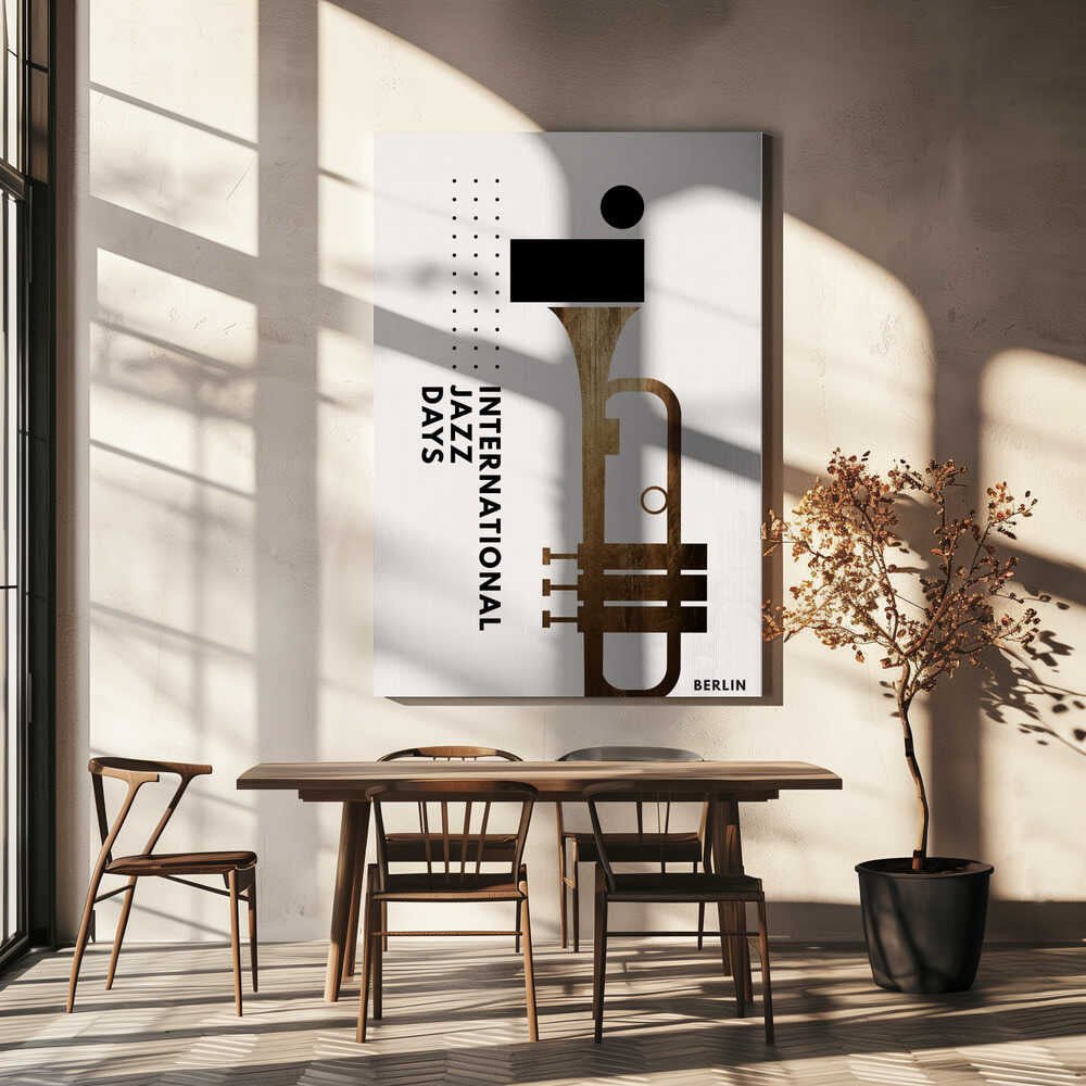 Jazzy Days 1 Canvas Print Wall Art 1X2512514 - ART FEVER - Art Fever