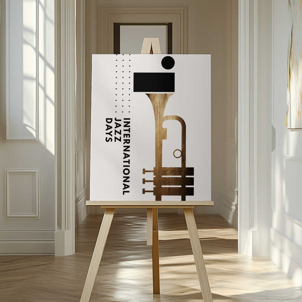 Jazzy Days 1 Canvas Print Wall Art 1X2512514 - ART FEVER - Art Fever