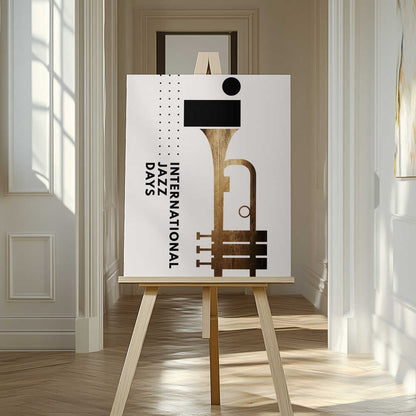 Jazzy Days 1 Canvas Print Wall Art 1X2512514 - ART FEVER - Art Fever