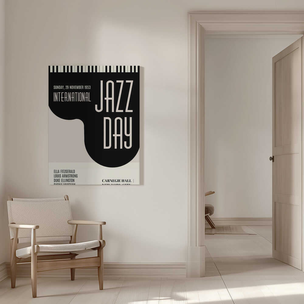 Jazzy Days Canvas Print Wall Art 1X2512519 - ART FEVER - Art Fever