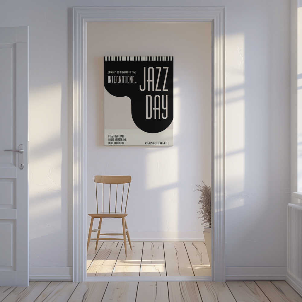 Jazzy Days Canvas Print Wall Art 1X2512519 - ART FEVER - Art Fever