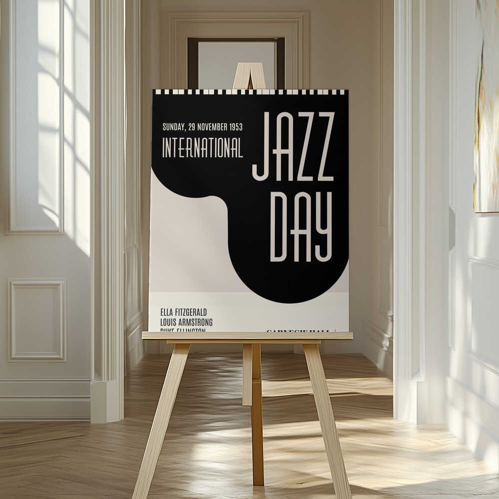 Jazzy Days Canvas Print Wall Art 1X2512519 - ART FEVER - Art Fever