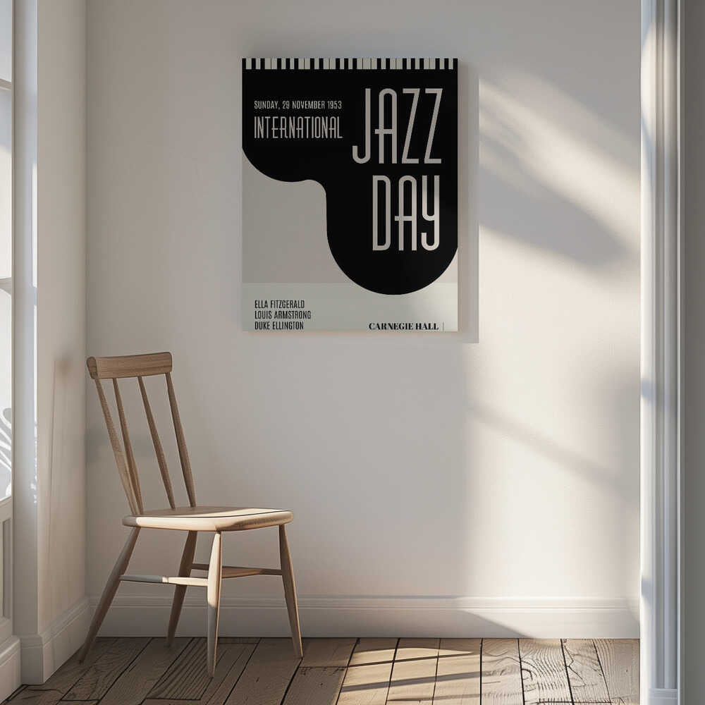 Jazzy Days Canvas Print Wall Art 1X2512519 - ART FEVER - Art Fever