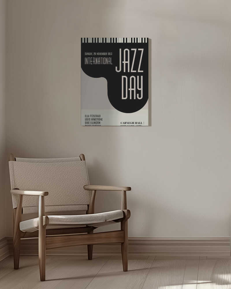 Jazzy Days Canvas Print Wall Art 1X2512519 - ART FEVER - Art Fever