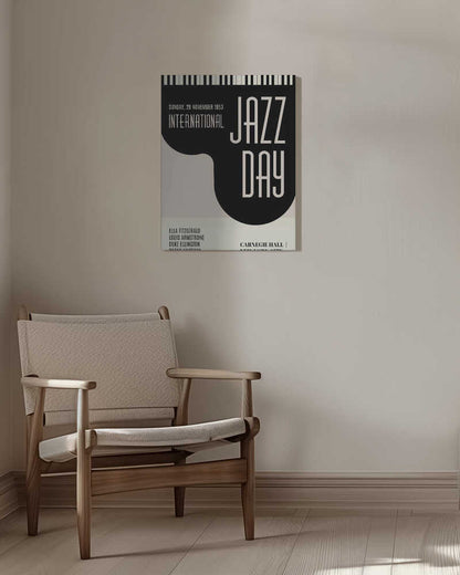 Jazzy Days Canvas Print Wall Art 1X2512519 - ART FEVER - Art Fever