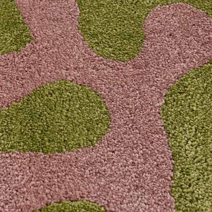 Joli Doodle Green & Pink Rug - The Rugs - Art Fever