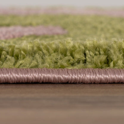Joli Doodle Green & Pink Rug - The Rugs - Art Fever