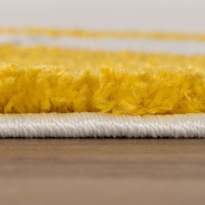 Joli Doodle Yellow & White Rug - The Rugs - Art Fever