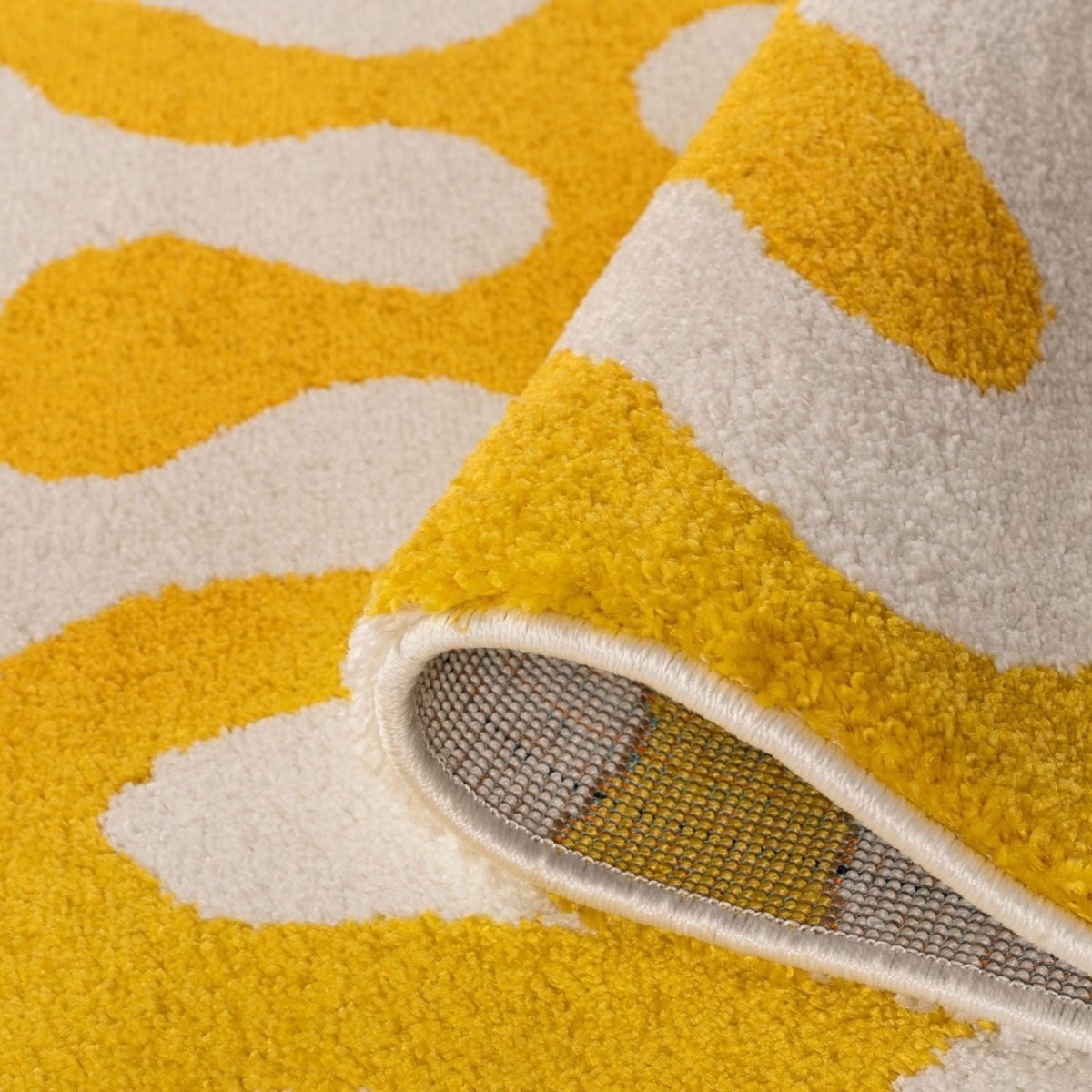 Joli Doodle Yellow & White Rug - The Rugs - Art Fever