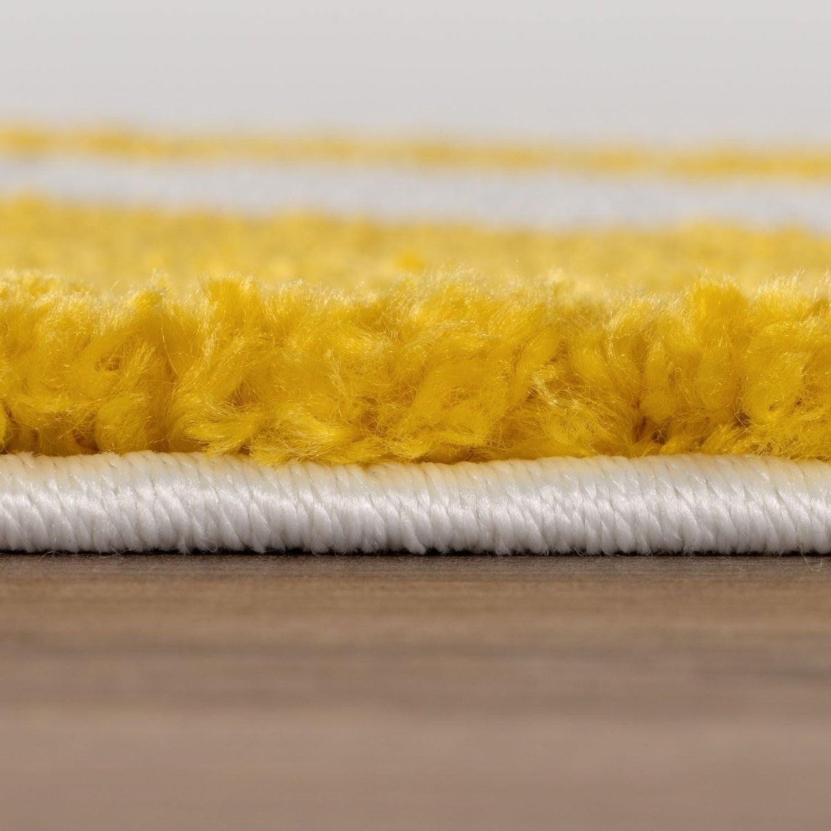 Joli Wave Yellow & White Rug - The Rugs - Art Fever