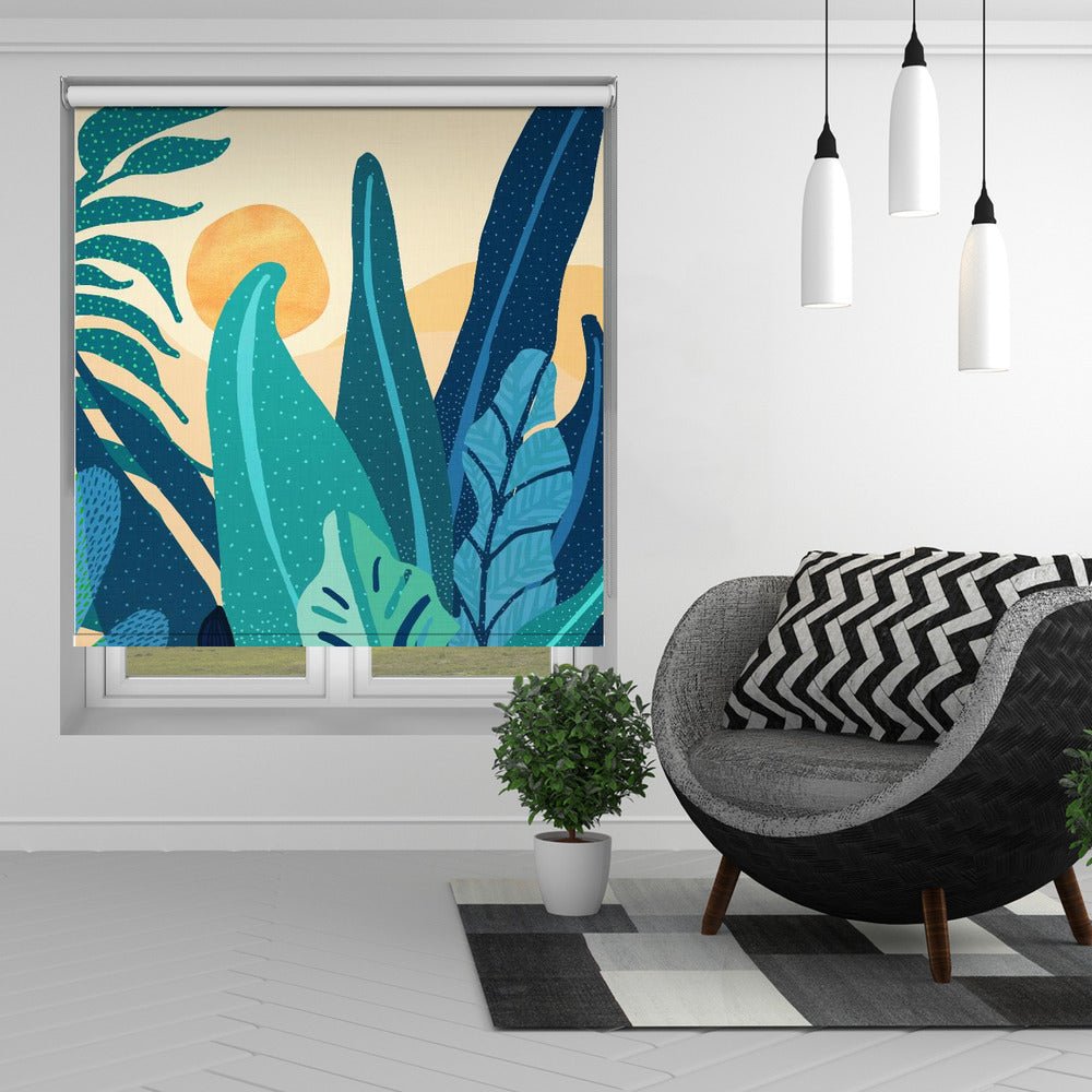 Jungle Morning Printed Picture Photo Roller Blind - 1X2674497 - Art Fever - Art Fever