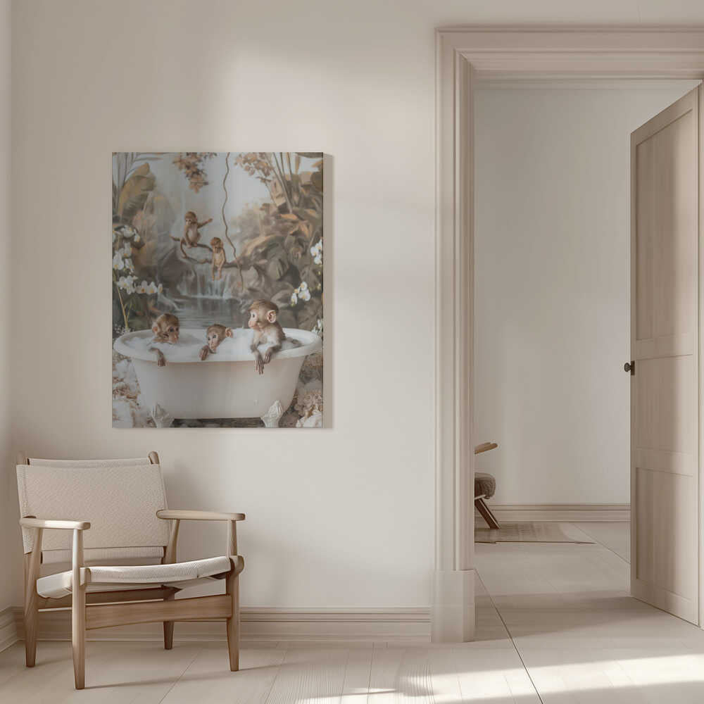 Jungle Spa Canvas Print Wall Art 1X3062483 - ART FEVER - Art Fever