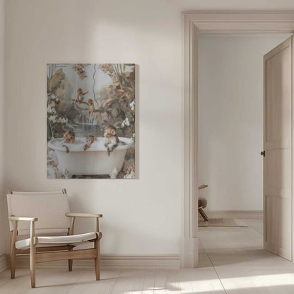 Jungle Spa Canvas Print Wall Art 1X3062483 - ART FEVER - Art Fever