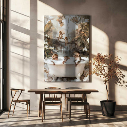 Jungle Spa Canvas Print Wall Art 1X3062483 - ART FEVER - Art Fever