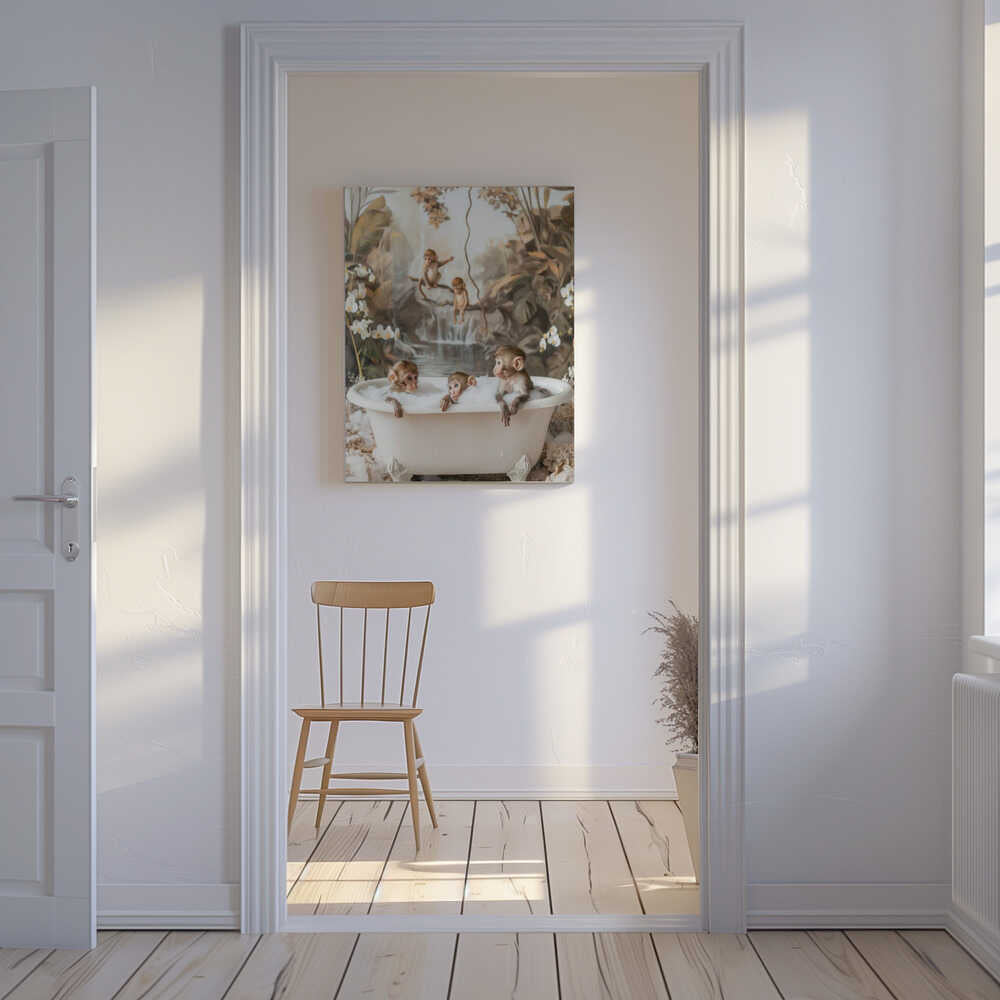 Jungle Spa Canvas Print Wall Art 1X3062483 - ART FEVER - Art Fever