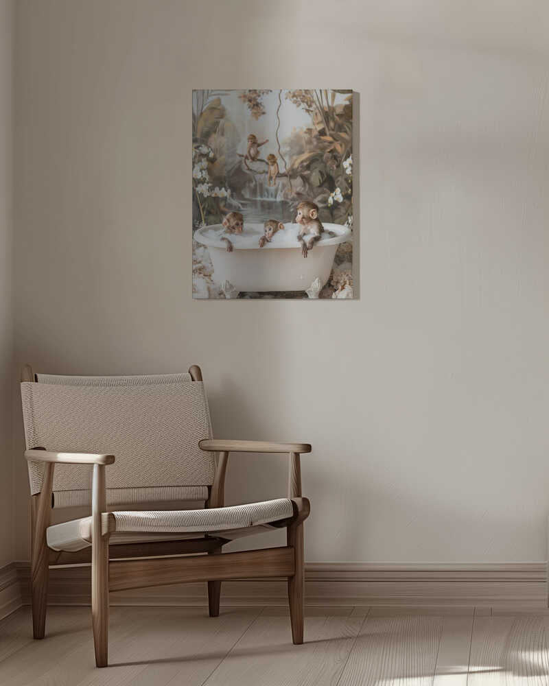 Jungle Spa Canvas Print Wall Art 1X3062483 - ART FEVER - Art Fever