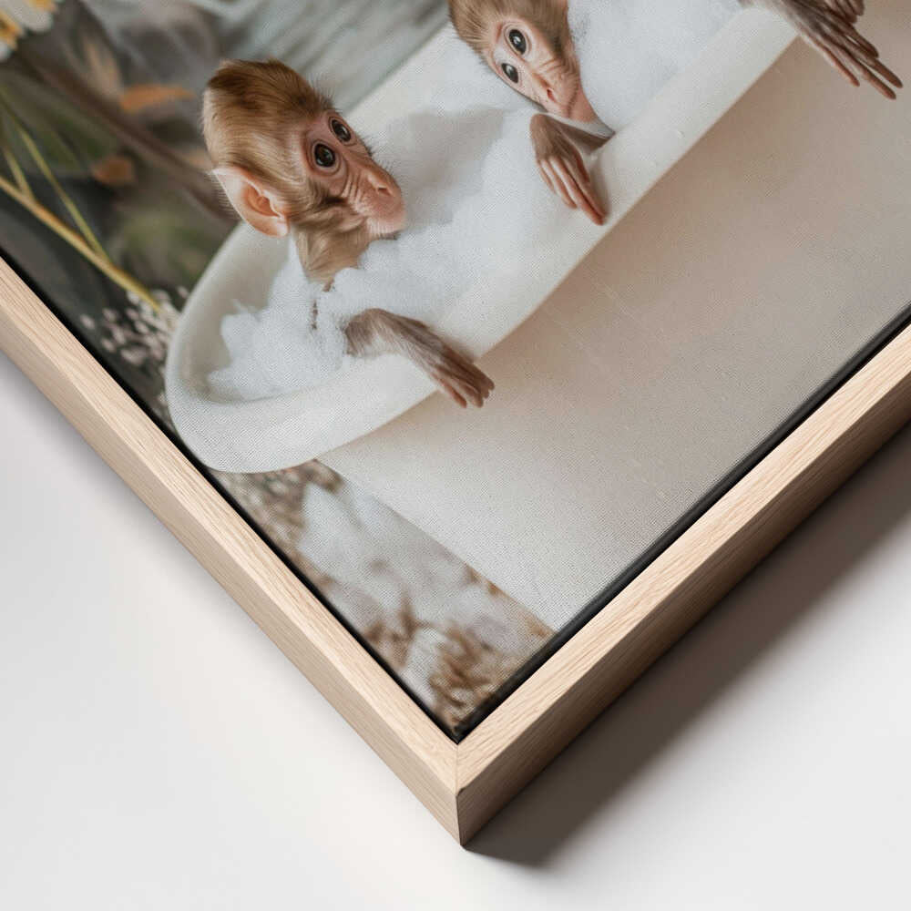 Jungle Spa Canvas Print Wall Art 1X3062483 - ART FEVER - Art Fever