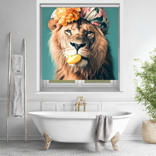 King of the Bathroom Printed Picture Photo Roller Blind - 1X3063054 - Art Fever - Art Fever