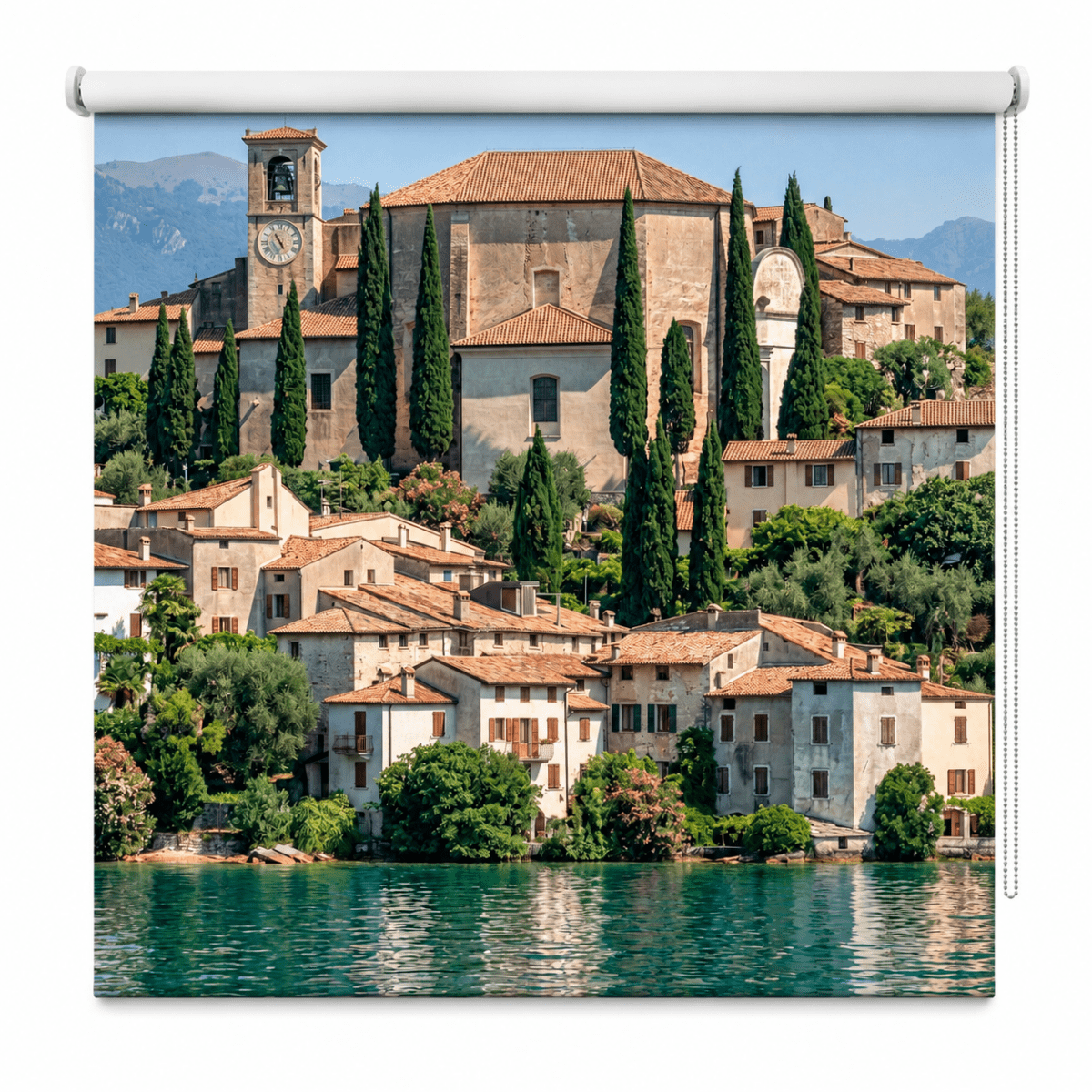 Klimt - Kirche in Cassone Reimagined Printed Picture Roller Blind - RB1505 - Art Fever - Art Fever