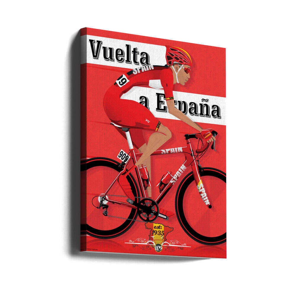 La Vuelta Grand Tour Bicycle Race Canvas Print Wall Art 1X2662610 - ART FEVER - Art Fever