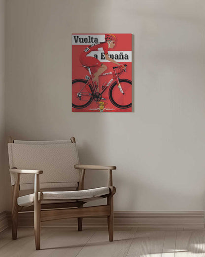 La Vuelta Grand Tour Bicycle Race Canvas Print Wall Art 1X2662610 - ART FEVER - Art Fever