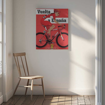 La Vuelta Grand Tour Bicycle Race Canvas Print Wall Art 1X2662610 - ART FEVER - Art Fever