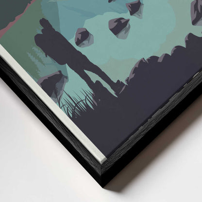 Lake District Travel Print Canvas Print Wall Art 1X2666100 - ART FEVER - Art Fever