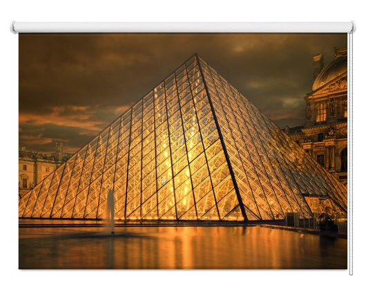 Le Louvre Paris Printed Picture Photo Roller Blind - 1X2442327 - Pictufy - Art Fever