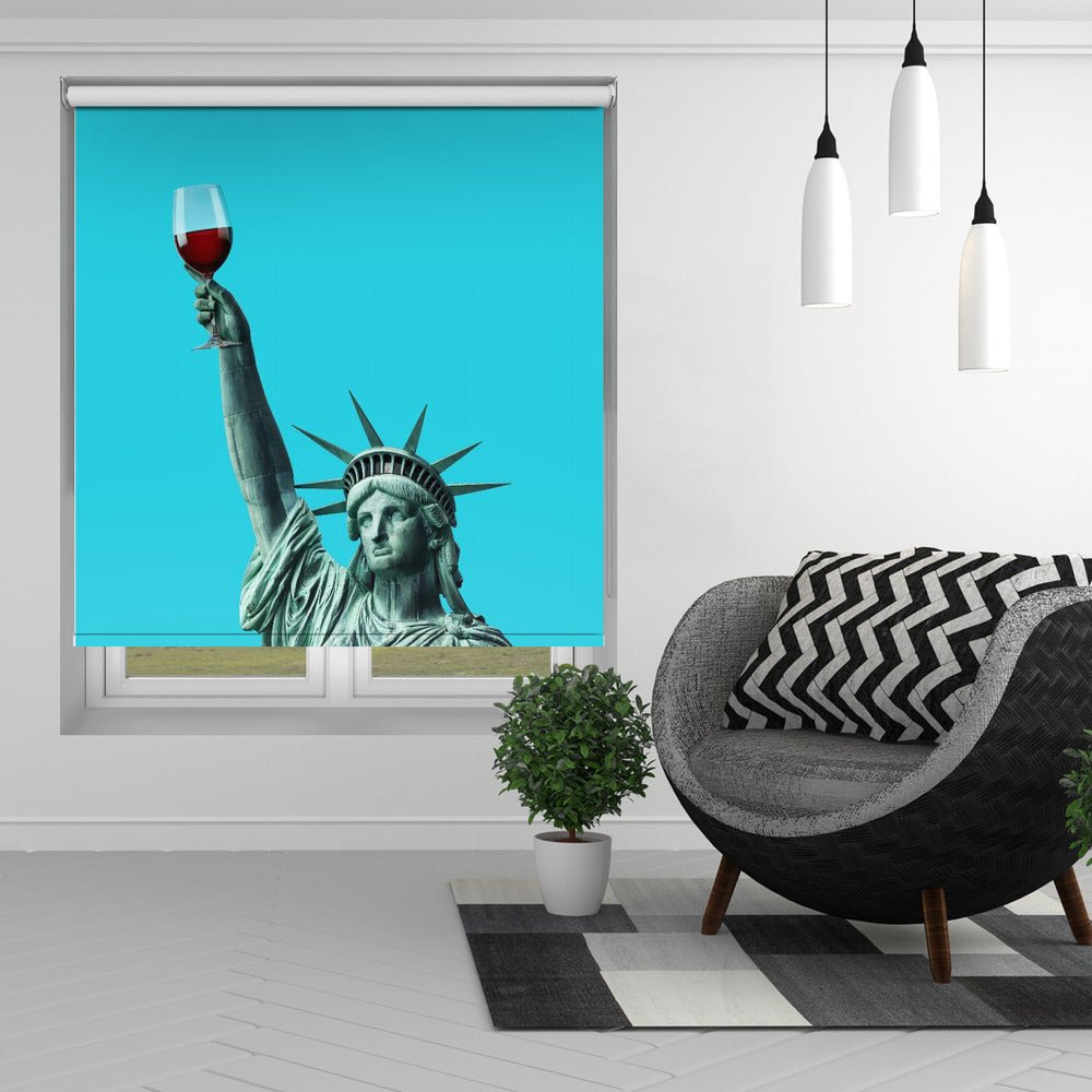 Liberty of Drinking Printed Picture Photo Roller Blind - 1X2544354 - Art Fever - Art Fever
