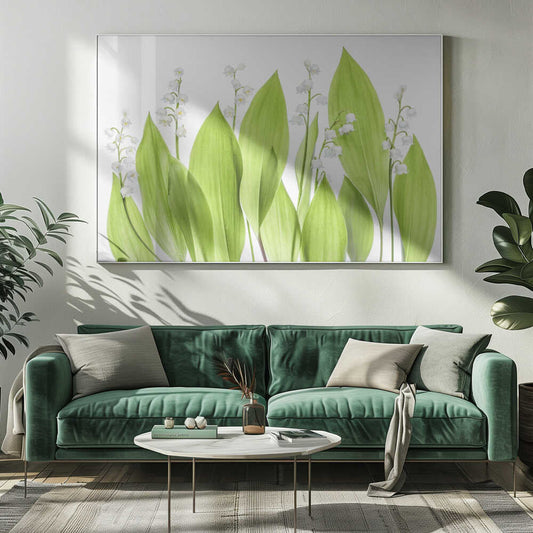 Lily of the valley Canvas Print Wall Art 1X1331500 - ART FEVER - Art Fever