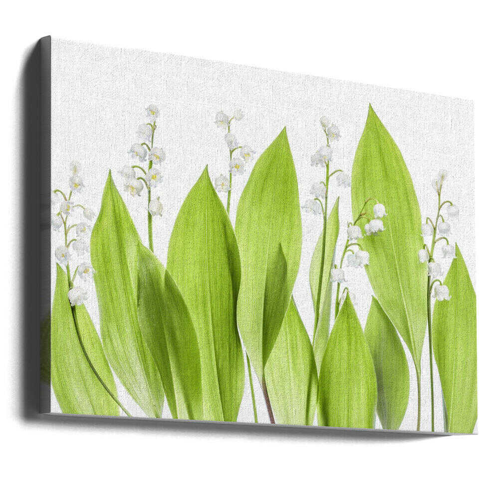 Lily of the valley Canvas Print Wall Art 1X1331500 - ART FEVER - Art Fever